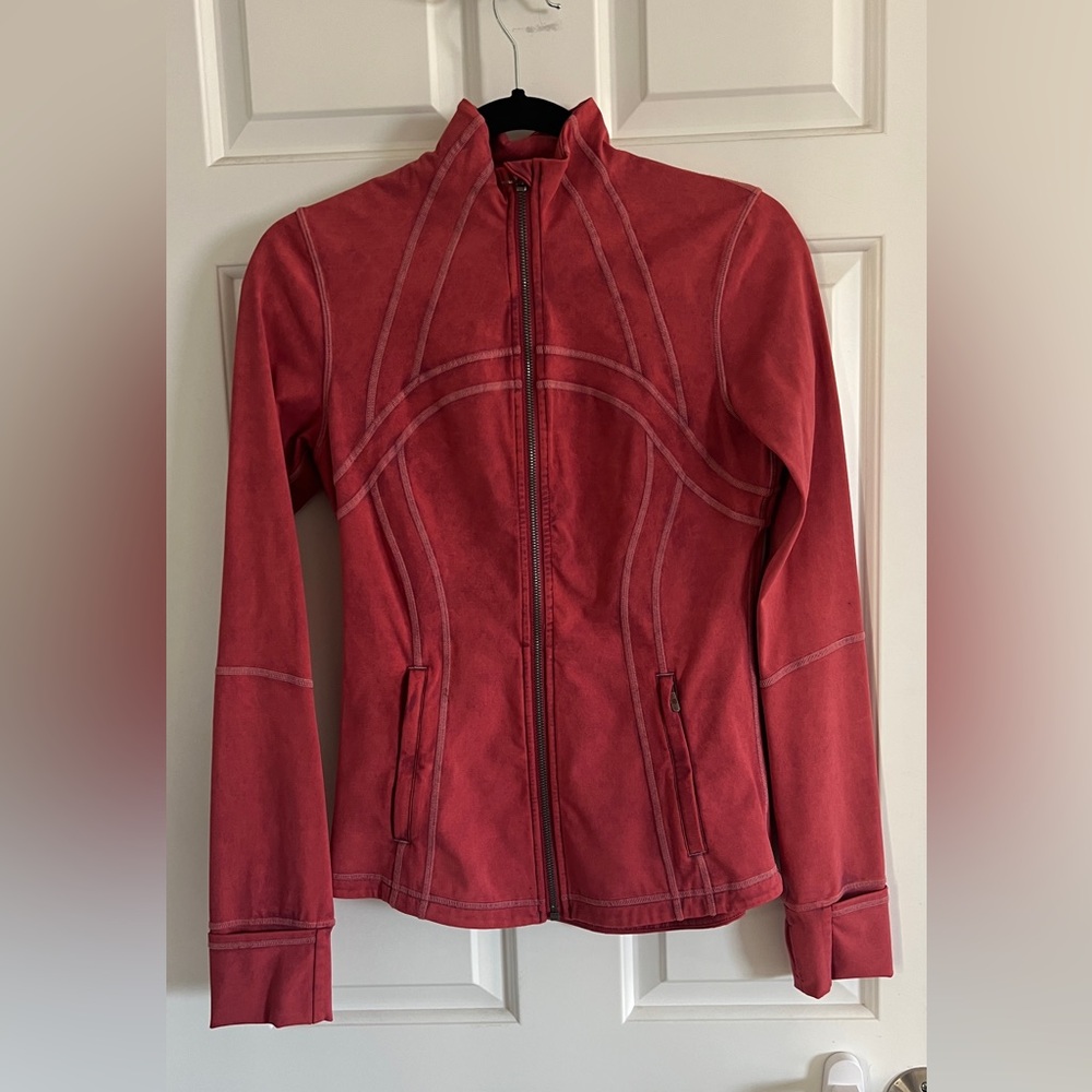 NWOT Lululmeon Pink Limited Edition Define Jacket Size 6
